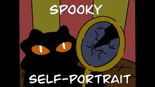 Spooky Self-Portrait (1st Drawlloween prompt)