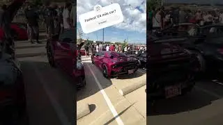 Cars and Coffee supercar lineup