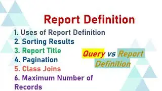 19. Report Definition in 