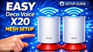 How to set up ax1800 Deco Voice X20 Mesh Wi-Fi 6 -English