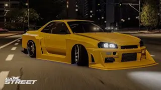Carx Street Liberty Walk Nissan Skyline R34 Smooth Drift Tune 4k