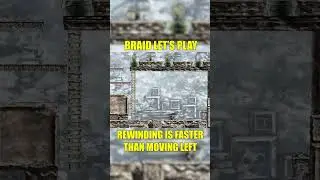 Rewinding is faster than moving left | A NOOB plays Braid Blind Playthrough