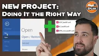 Correctly creating an EPLAN project: base projects and settings explained