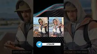 Камеры OPPO Reno11 F 5G - удаление фона, сравнение с iPhone #mobile #oppo #reno11