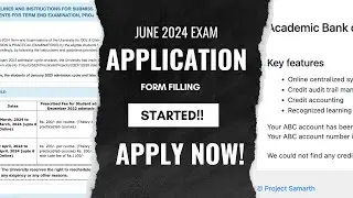 IGNOU June 2024 Exam Form Filling | Started | Important