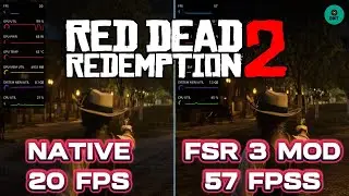 Red Dead Redemption 2 - FSR 3 Mod (New Update) - UI flickering, ghosting, blurry and crash fix