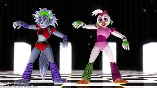 【MMD FNAF】Zombie Dance (Roxy and Chica)【60fps】