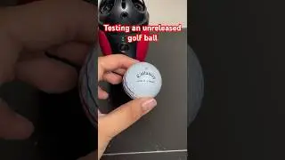 I’m pleasantly surprised by the new callaway chrome tour #golfball  #topgolf #golftips #golf #golfer