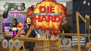 Die Hard Trilogy played with the Aimtrak light gun | Game Over Run