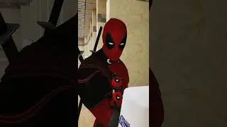 Deadpool in the Bathroom with Drake #deadpool #wolverine #mcu #marvel #drake #bbldrizzy #vrchat