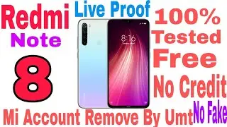 Redmi Note 8 Mi account Remove By Umt | Technical Ak