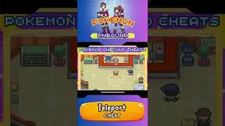 Master the Art of Instant Travel! Pokémon Unbound Teleport Cheat #shorts #pokemon #gba #gaming