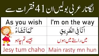 49 Arabic Sentences we Use in Our Daily Routine | Arabic Sentences You Need to Know