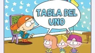 TABLA DEL UNO - Las Tablas de Multiplicar del 1 al 10
