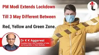 PM Modi extends lockdown till 3 May || Different between Red Zone, Yellow Zone and Green Zone.