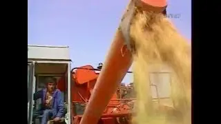 1988 год.  Уборка хлеба в Узбекской ССР.