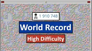 Minesweeper Online - World Record 1.9M Difficulty Board Сапёр Онлайн 1,9М Сложность Мировой рекорд