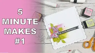 5 Minute Make #1 - Quick DIY Cards