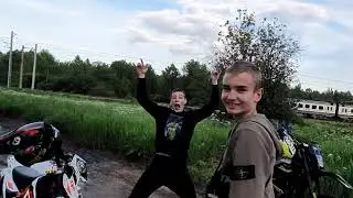 заблудились в лесу! поехали в грязь на эндуро