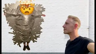 Duct Taping My Friend To The Wall