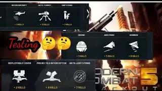 Testing all Military Support of Modern Combat 5
