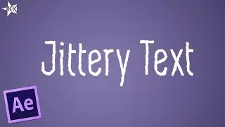 Jittery Wiggly Text Effect | After Effect Tutorial