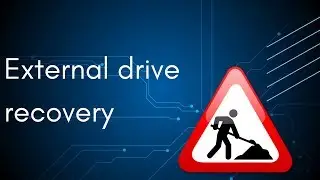 How to recover data from an external hard drive