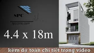 nhà phố 4,4x18m
