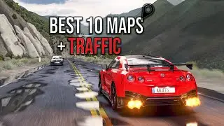 BEST 10 Free Roam Maps with 2 WAY TRAFFIC | Assetto Corsa 2023