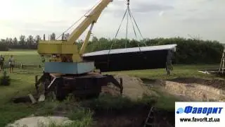 Стекловолоконный бассейн Олимпик от завода Фаворит