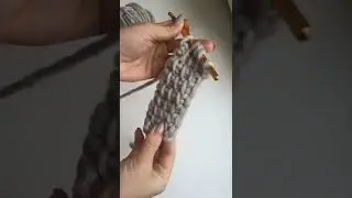 Super easy crochet knitting belt! Супер плотный пояс крючком!