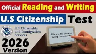 [2026 Version] Practice the English Reading and Writing ✍️ Test for the U.S Citizenship interview