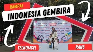 INDONESIA GEMBIRA LAPANGAN RAMPAL KOTA MALANG. KOLABORASI TELKOMSEL DAN RANS