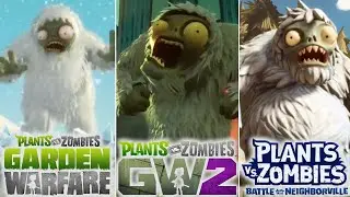 Evolution of Yeti (2014 - 2019) - Plants vs Zombies Garden Warfare 1, 2 & Neighborville