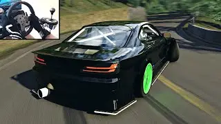 DRIFTING Nissan S15 | Assetto Corsa ( Steering Wheel ) Gameplay