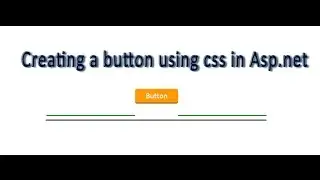 Css button with hover effect in Asp.net
