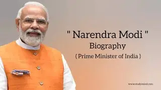 Biography of Narendra Modi in English