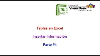 Tutorial Tablas en Excel VBA Parte # 4