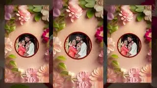 Vertical Wedding Invitation Video For After Effect Projects II Ai Save The Date Title 07 || #editbox