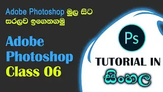 Photoshop Basic class 06 | Tutorial in Sinhala