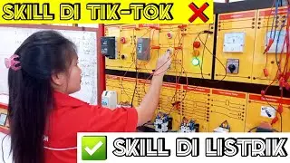 Praktek Instalasi Motor Listrik 3 Fasa Rangkaian Kontrol Hubungan Direct on Line DOL