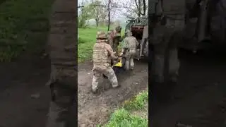 #ВСУ #Наемники Эвакуация легушачьих подранков, локация и дата сьемки неизвестны