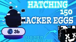 Did I Hatch A HUGE HACKED CAT! | Hatching 150 Hacker Eggs To See What I Get?