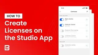 How to Create Licenses on the BeatStars Studio App