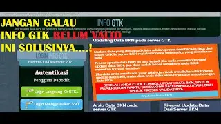 INFO GTK TIDAK VALID INI SOLUSINYA