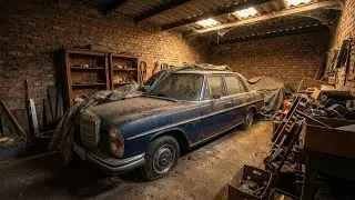 Mercedes-Benz 280SE - Hasn't seen the light of day since 1986! Time capsule or garage rust.