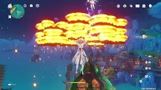 【原神】霄灯をまとめて飛ばしてみた【Genshin impact】