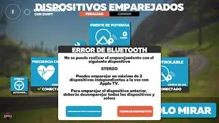 Emparejar más de dos dispositivos Bluetooth en AppleTV con Zwift Companion