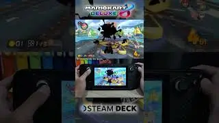 Mario Kart 8 Deluxe on Steam Deck  #steamdeck #gaming #switchemulator#mariokart8deluxe #yuzu