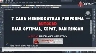 SETTING INI‼AGAR PERFORMA AUTOCAD OPTIMAL